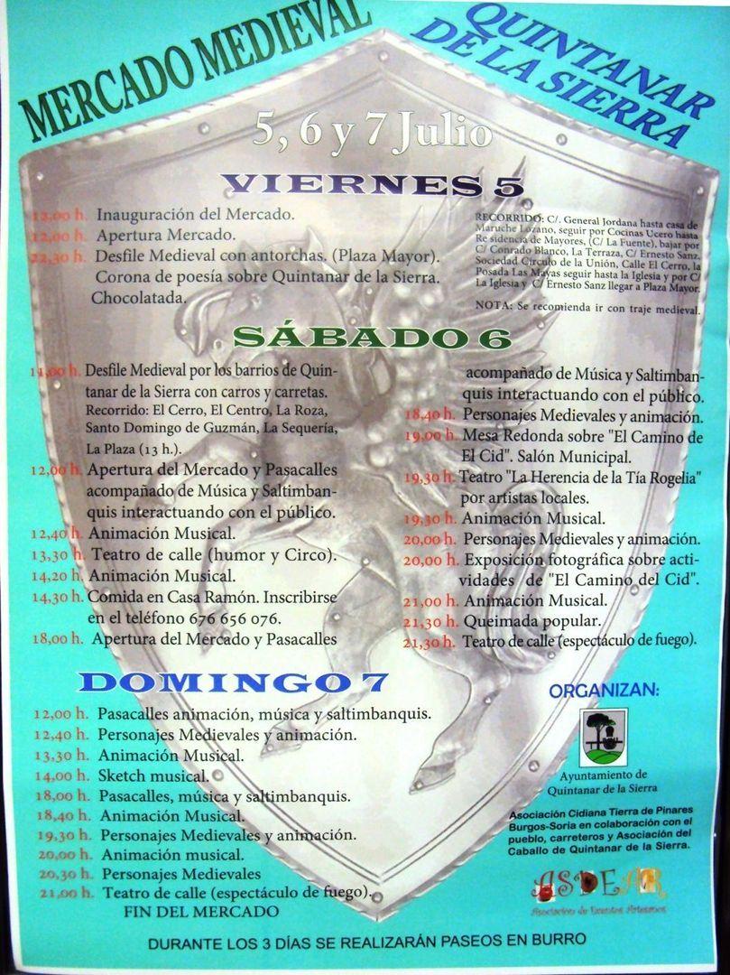 Jornadas Cidianas y Mercado Medieval